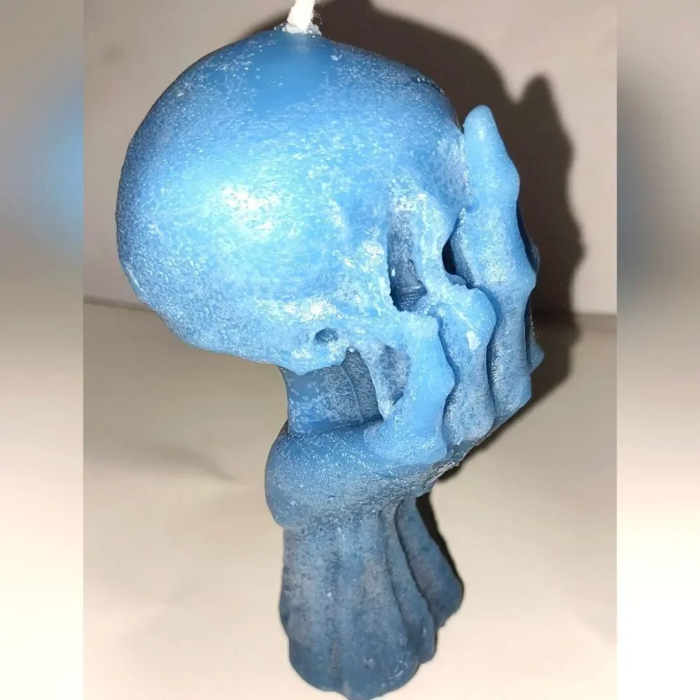 Hand crafted limited edition from our raging skull candle collection